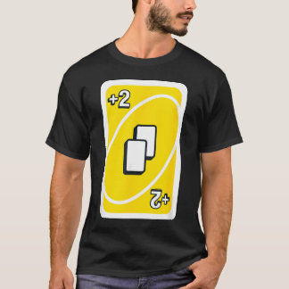 T-shirt Uno - Tirage Jaune