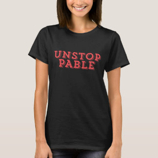 T-shirt Unstoppable Woman Motivational Typography