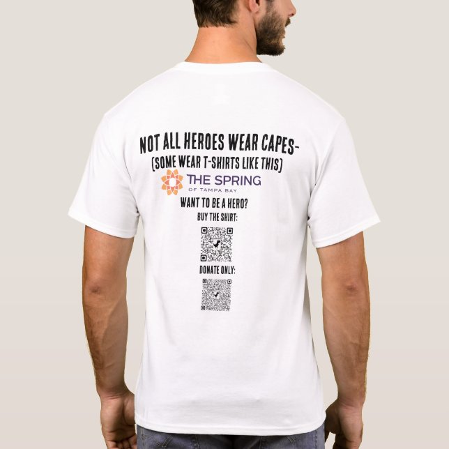 T - Shirt unterstützt Tampa Springs (Rückseite)