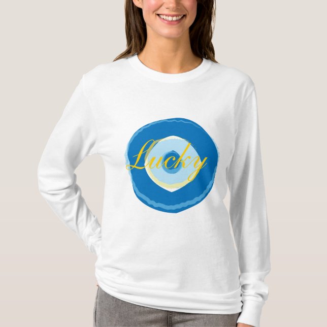 T-shirt Untitled-7, chanceux (Devant)