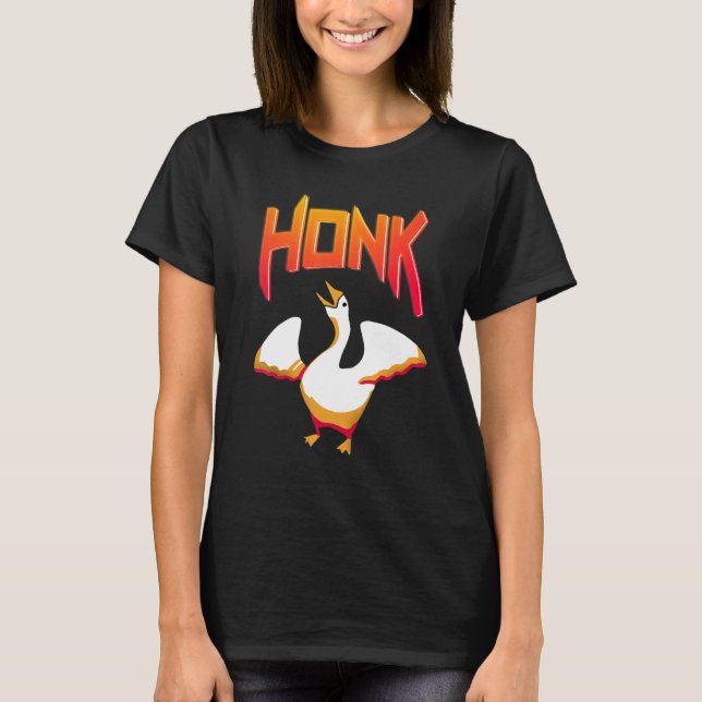 T-shirt Untitled  Goose Game Meme Honk (Devant)