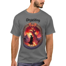 T-shirt « Unyielding : la voie du guerrier solitai