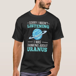 T-shirt Uranus Planet anneau Système Solaire Gaz Atmosphèr