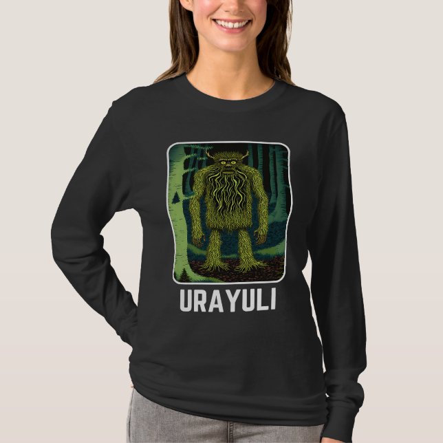T-shirt Urayuli Cryptid Creature Alaskan Mythical Monster (Devant)