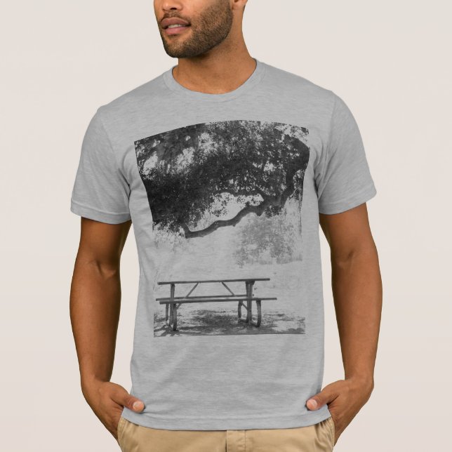 T-shirt urbain noir et blanc (Devant)