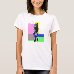 T-shirt Urban Chic : Une fille inspirée par Banksy