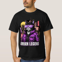 Urban CyberSamurai Retro Streetwear GraphiT-Shirt
