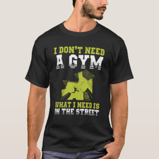 T-shirt Urban Gymnast Wall Running Design for Traceur Park