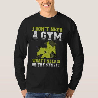 T-shirt Urban Gymnast Wall Running Design for Traceur Park
