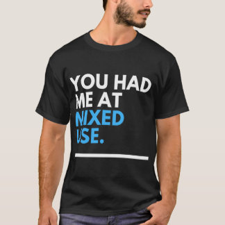 T-shirt Urban Planner Mied Use Development Blue family