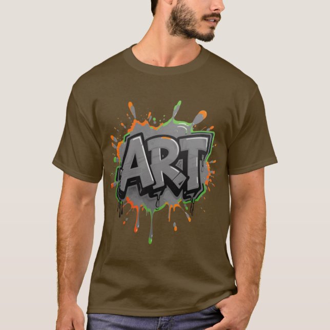 T-shirt Urban Splash Art Graffiti Pulse Bold Street Expres (Devant)