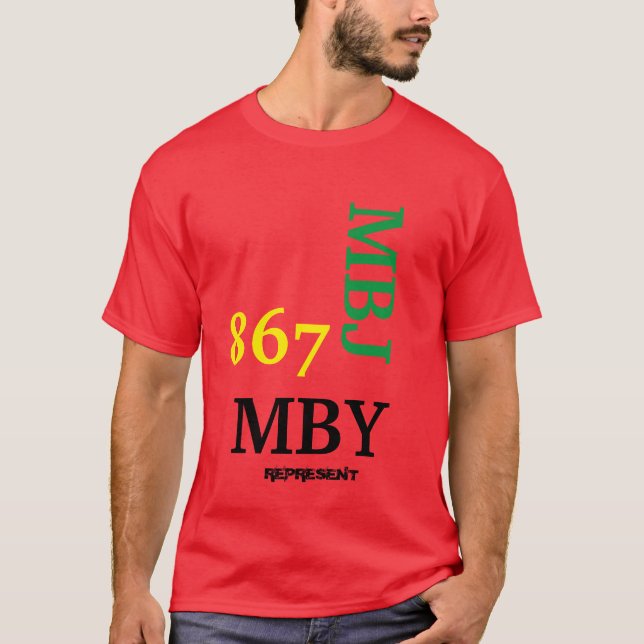 T-shirt Urbanwear - Montego Bay Jamaïque MBJ 867 (Devant)