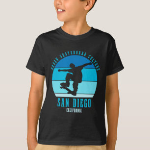 T-shirt Urne de skateboardeur de San Diego Californie Skat