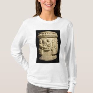 T-shirt Urne dépeignant un repas de famille, d'Aquileia