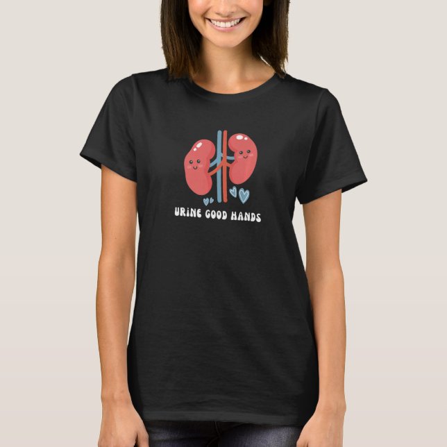 T-shirt Urologie Infirmière Urologiste École Médicale Pun  (Devant)