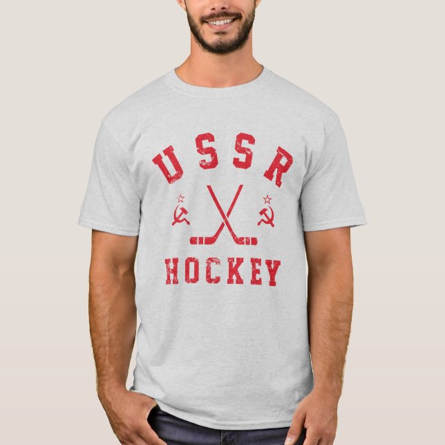 T-shirt URSS Hockey sur glace (Devant)