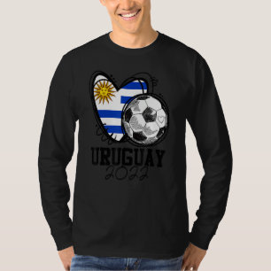 T-shirt Uruguay Football Drapeau Uruguayen Amour Fierté Na