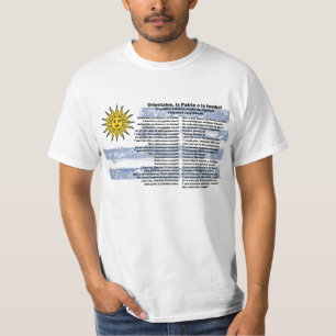 T-shirt Uruguay - Himno Nacional