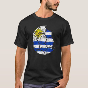 T-shirt Uruguay Soccer National Team Support The Team Flag