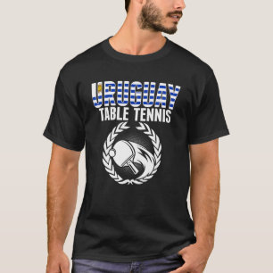 T-shirt Uruguay Tennis De Table Uruguay Ping Pong Suppo