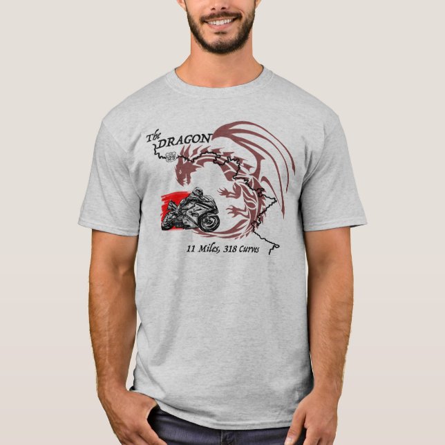 T-shirt US 129 Le Dragon (Devant)