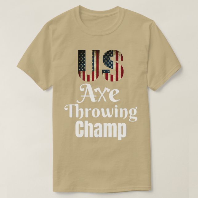 T-shirt US Ax Jetant Le Champ Classique (Design devant)