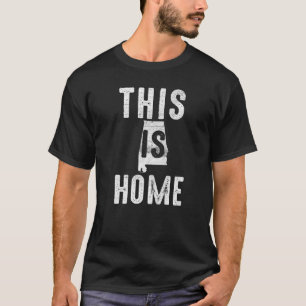 T-shirt US Citizen Proud America State Flag This Home Alab
