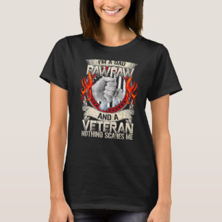 T-shirt Us Drapeau Je suis Papa Pawpaw Et Un Vétéran Rien