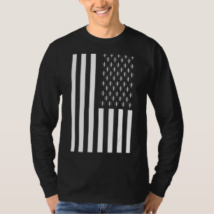 T-shirt Us Drapeau Kayak Canoë Sport extérieur Patriotique