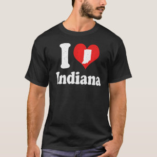 T-shirt US Fière Citoyenne Amérique Aimer État Je Coeur In