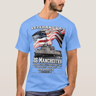 T-shirt US Manchester LCS14 vétérans des navires de combat