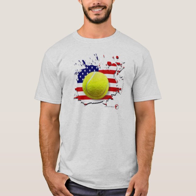 T-SHIRT US OPEN DE TENNIS (Devant)