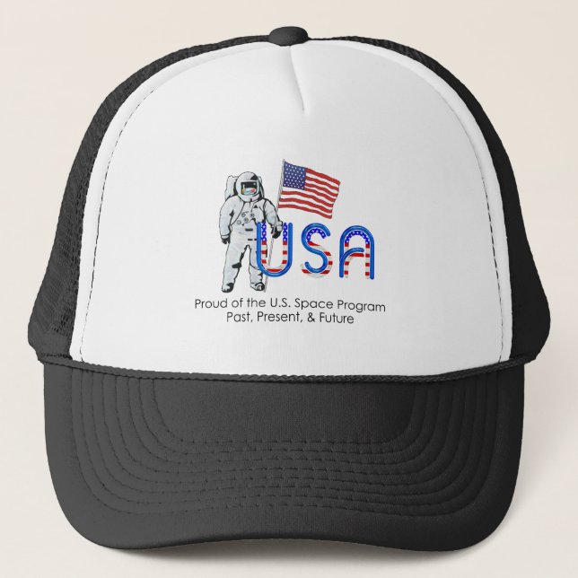 T-SHIRT-US-Raum-Programm Truckerkappe (Vorderseite)