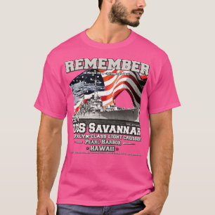 T-shirt US Savannah CL42 anciens de la marine de croisière
