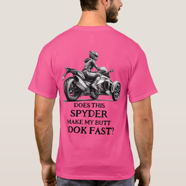 T-shirt US Spyder Ryders - Butt Look Fast (Dos)