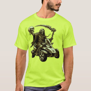 T-shirt US Spyder Ryders - Crâne Spyder Squelette Avant