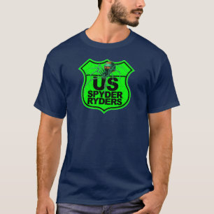 T-shirt US Spyder Ryders - Logo Vert Avant