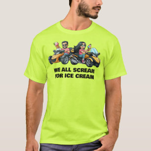 T-shirt US Spyder Ryders - Nous crions tous pour les glace