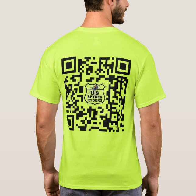 T-shirt US Spyder Ryders - QR Code 2S (Dos)