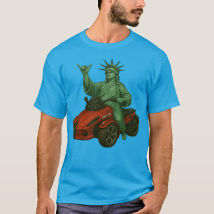 T-shirt US Spyder Ryders - Statue de la Liberté Spyder