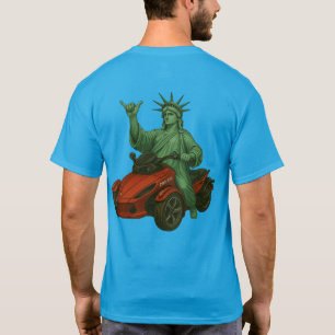 T-shirt US Spyder Ryders - Statue Spyder Liberté 2S