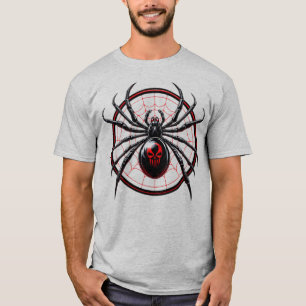 T-shirt US Spyder Ryders - Toile d'araignée noire ronde av