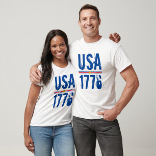 T-SHIRT USA 1776