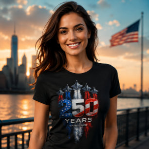 T-shirt USA 250 Ans 1776-2026 Spectacle Aérien Patriotique
