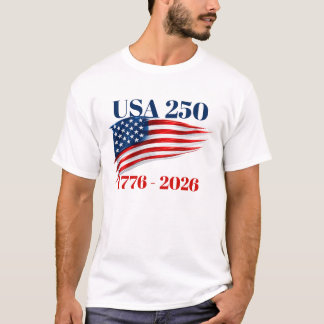 T-shirt USA 250 Years of Independence 1776 2026