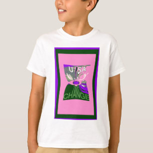 T-shirt USA Change Art Print