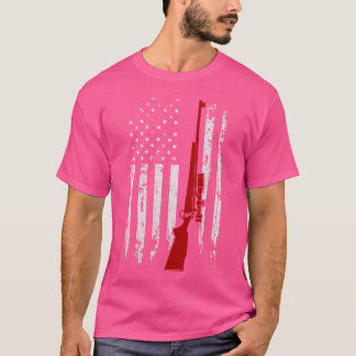 T-shirt Usa Chasse De Cerfs En Perte Chasse Chasse De Fusi