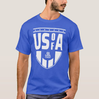 T-shirt USA Cheer Royal Blue US of A Fan Tee