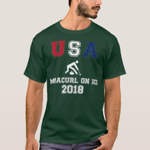 T-shirt USA Curling Miracurl Sur Glace 2018 Tshirt_1