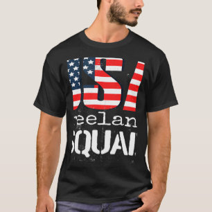 T-shirt USA Flag Freelance Squad Carrière après la retrait